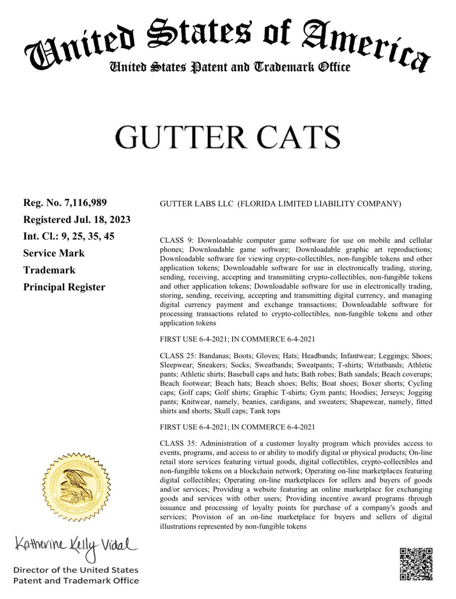 HEITNERLEGAL's tweet photo. 🙀 #TrademarkTuesday 😻 #ganggang https://t.co/waHcS97Sfl