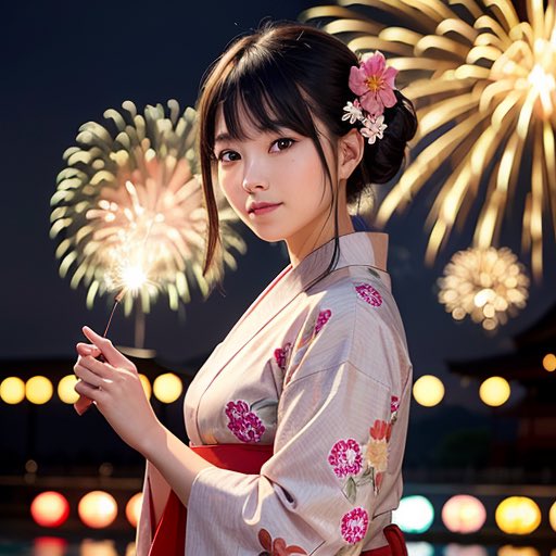 kinariNFT's tweet photo. AIイラストくんの線香花火の持たせ方よ🥹 https://t.co/XUEzafG3EA