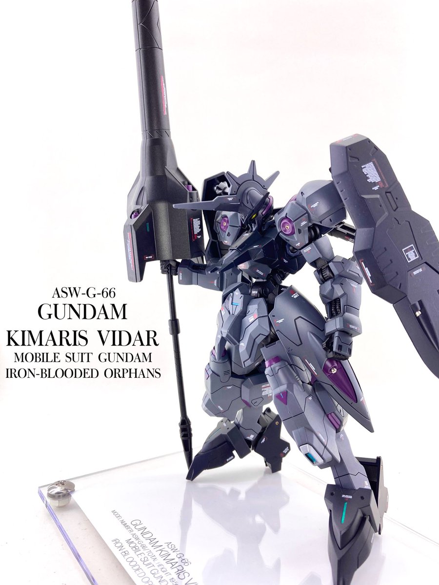 Delta_box12's tweet photo. HG キマリスヴィダール 完成しました！

連日完成報告すみません。
新しい差し色を試したく、放置気味だったキマリスヴィダールくんに実験体になってもらいました🙇‍♂️
首、腰、ランスを程よく延長しております。
追加写真あるので良かったら見てやってください。↓↓↓📸 https://t.co/l72hSIHNZE