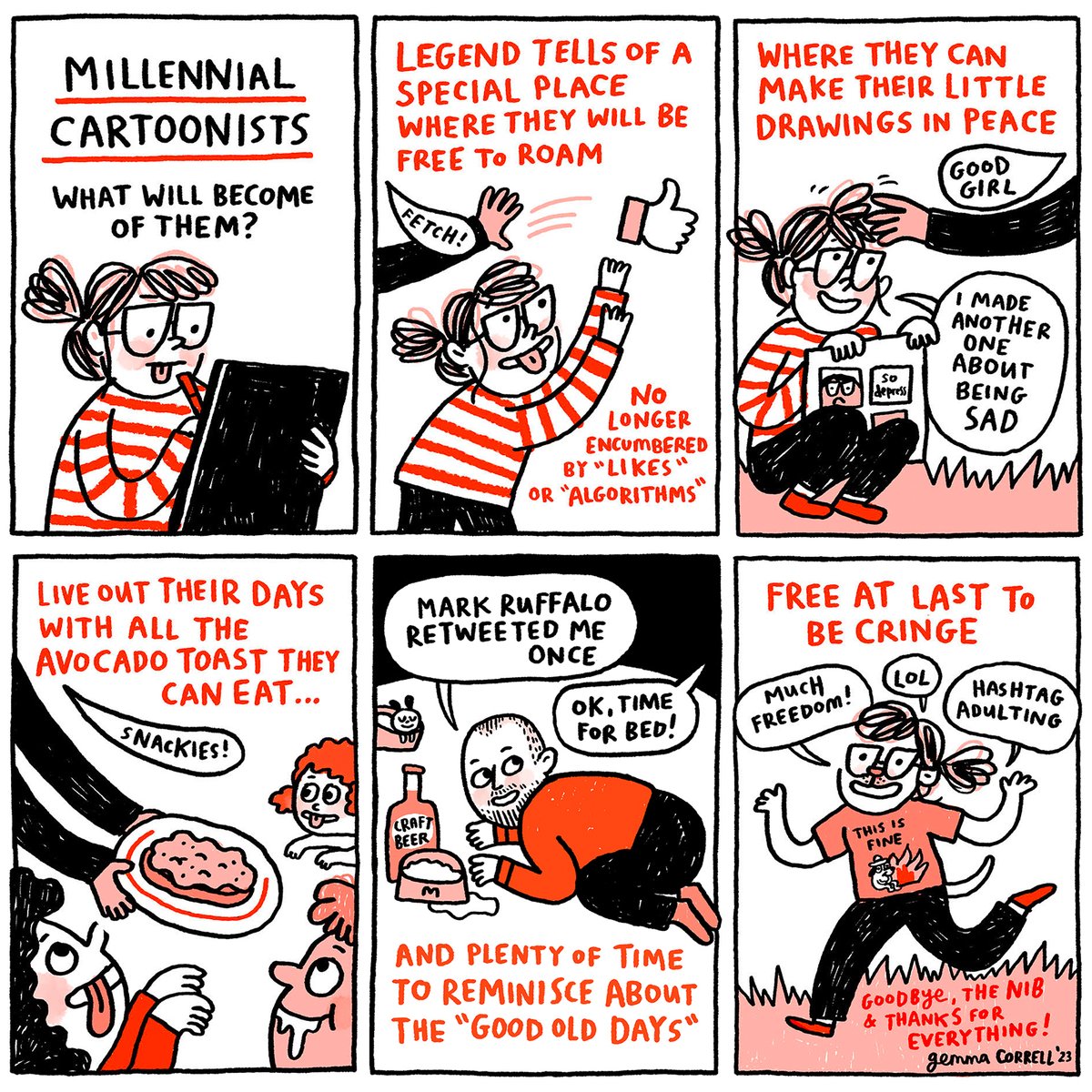 thenib's tweet photo. Out to pasture.

@gemmacorrell  ✒ https://t.co/DWX3nSD6Be https://t.co/p32LxyQ2ES