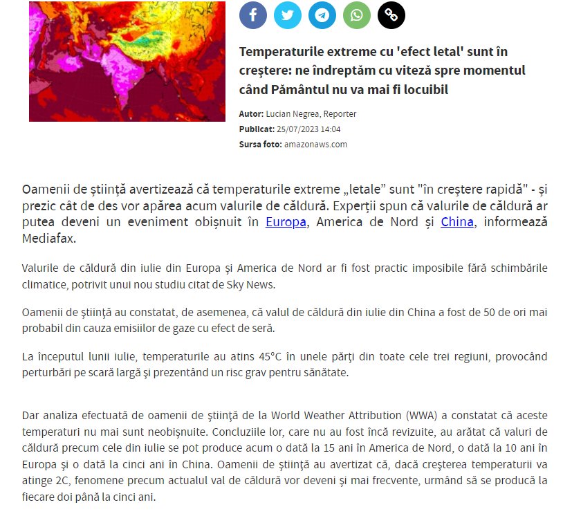 ingerisidemoni's tweet photo. Stiri din epoca #cancelscience si globul de cristal al "specialistilor" #ClimateScam https://t.co/hh8sayocWc