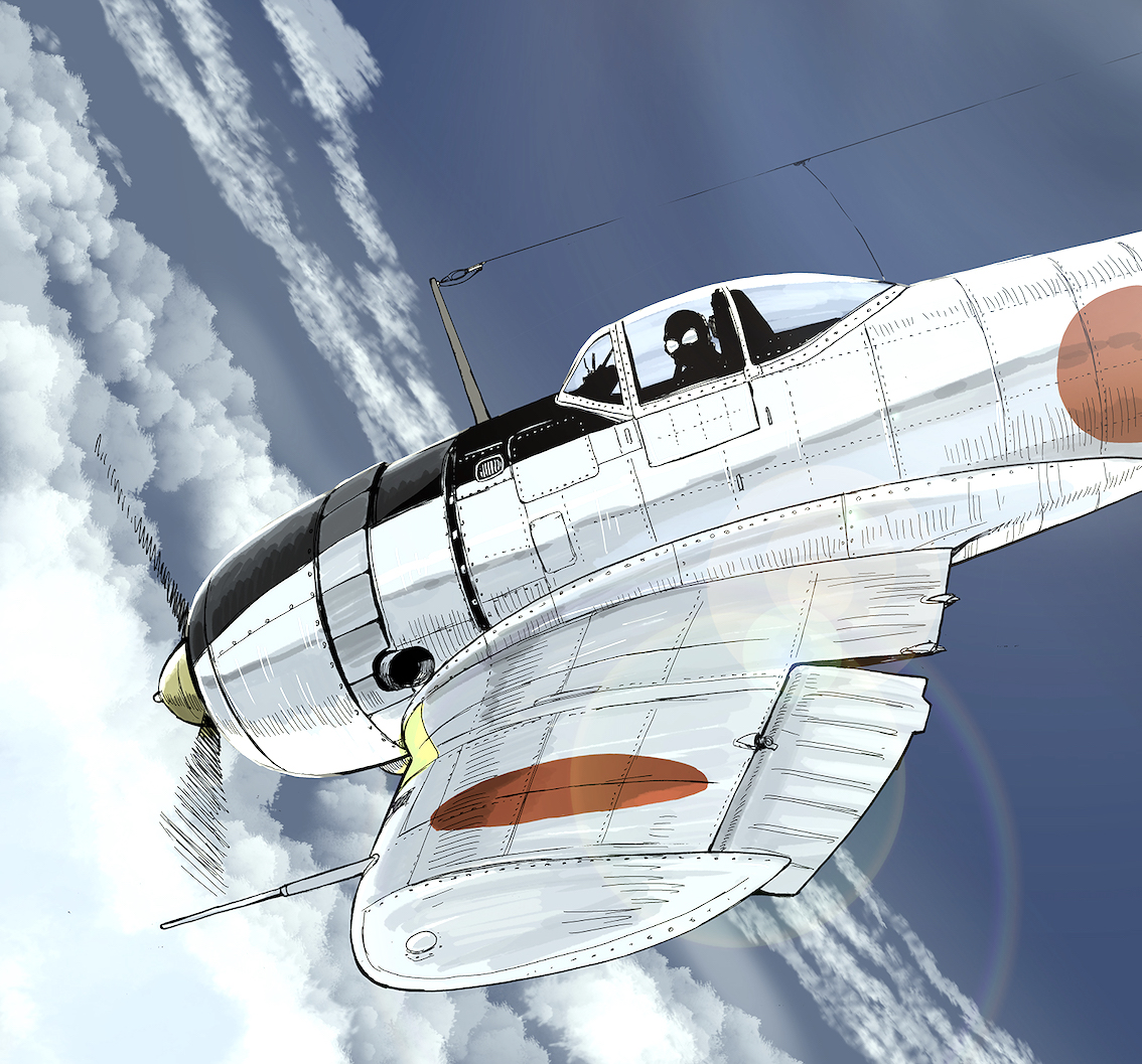 「二式単座戦闘機 鍾馗」|松田重工　コミティア144-と48bのイラスト