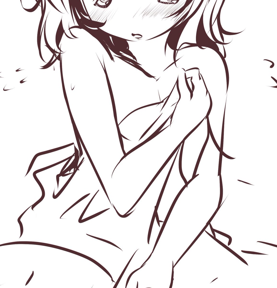 「#目元より下で切り出すとエロいらしい」|べえこまのイラスト