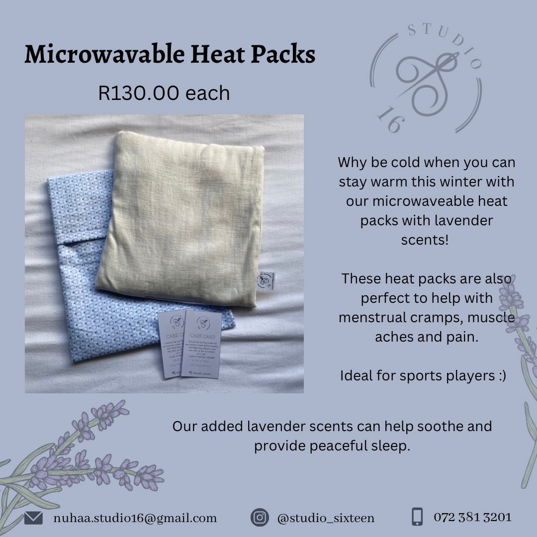 ashrafallie2918's tweet photo. #Studio16 is the brand. Kindly support #Womenownbusiness #SMEs
Heat packs are a winner especially now in winter.🇿🇦 https://t.co/a3Fs0jGsDT
