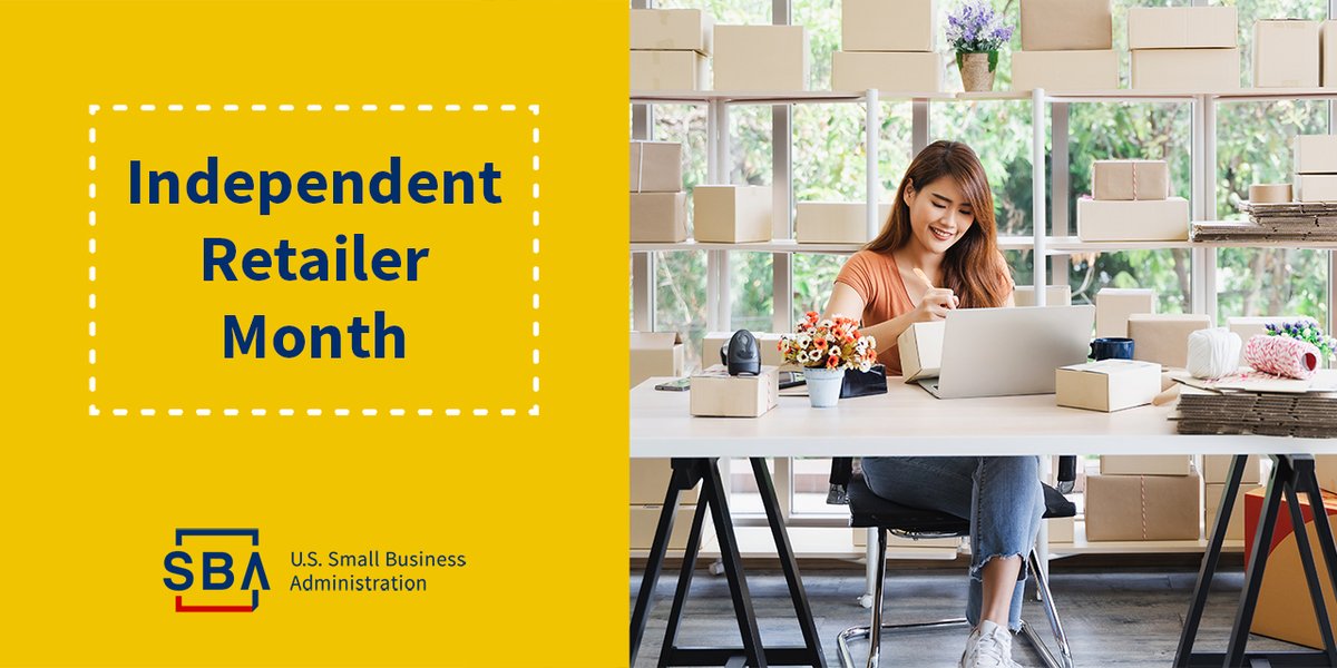 Small, independent businesses are a vibrant part of communities across the country and grow  America's economy. If you are thinking about starting your own retail business, SBA has resources to  help you along the way. Learn more: sba.gov/business-guide… #indieretail