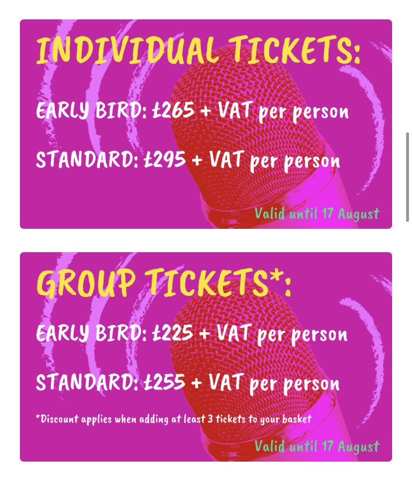 Very excited to be nominated for The Rising Star Award!

Although the nomination is slightly soured by the fact I can’t afford to go… 

What entry-level, independent audio producer could possible pay £318 for a ticket?