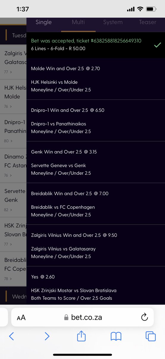 Jeremiah_b_off's tweet image. R1 GANG LETS GO!

6 matches 
9500 odds 

Booking code: 3P9HH

Register with Betcoza under the link 👇

join.bet.co.za/redirect.aspx?…