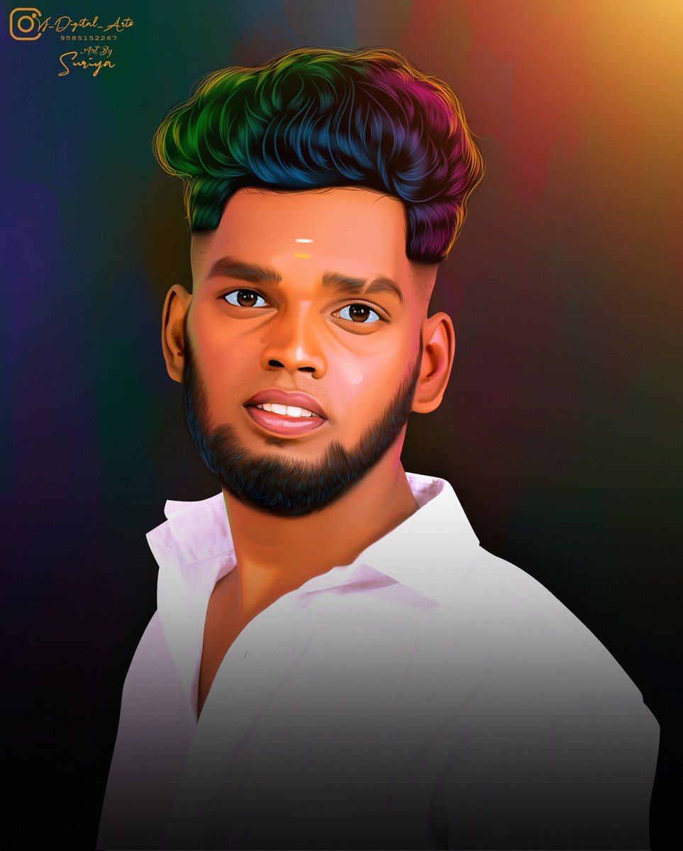 vjartofficial's tweet photo. WhatsApp : 9585152267📱
🙋Art By @vj_digital_arts
Happy Customer ✨ @call_me_dhanush_black_love_03
-----------------------------------------------
#painting_art #paint #painting🎨 #paintings #paintingoftheday #digitalsketch #digitalpainting🎨 #digitalpaintingtutorial https://t.co/f0lBJ6xJSy