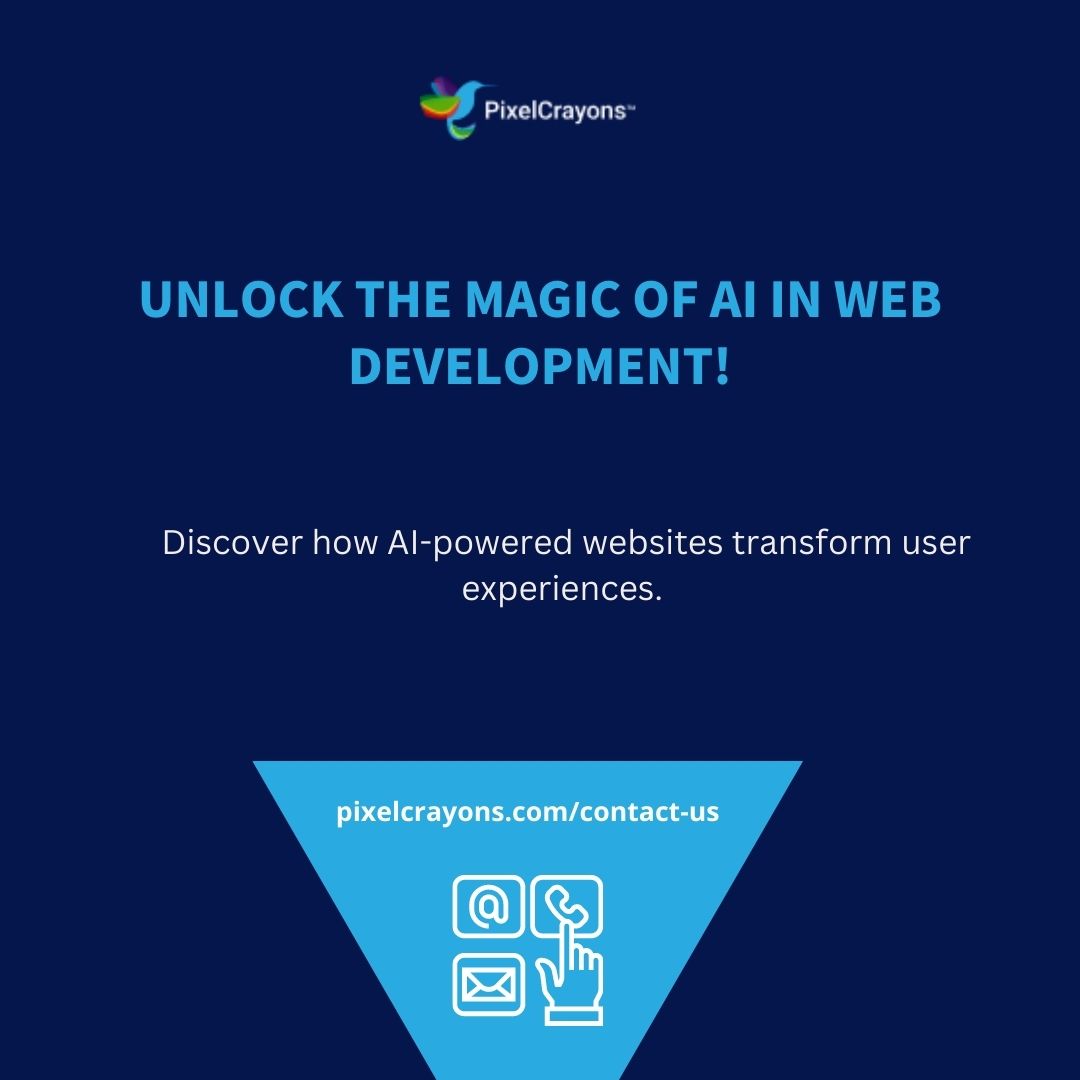 PixelCrayons's tweet image. Unlock the Power of AI in Web Development! 🚀
Join the AI-driven future of web development now!
Read more: pixelcrayons.com/blog/ai-in-web…
#AIWebDesign #AIWebDevelopment #AIinWebDev #PixelCrayons