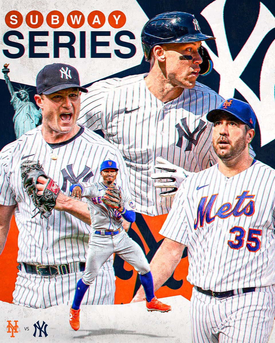 omartorressport's tweet photo. @mets vs @yankees #subwayseries #sportsgraphic
#smsports #sportsdesign #mlb #mlbdesign #baseballdesign #newyork https://t.co/cM7KpwL5Mt