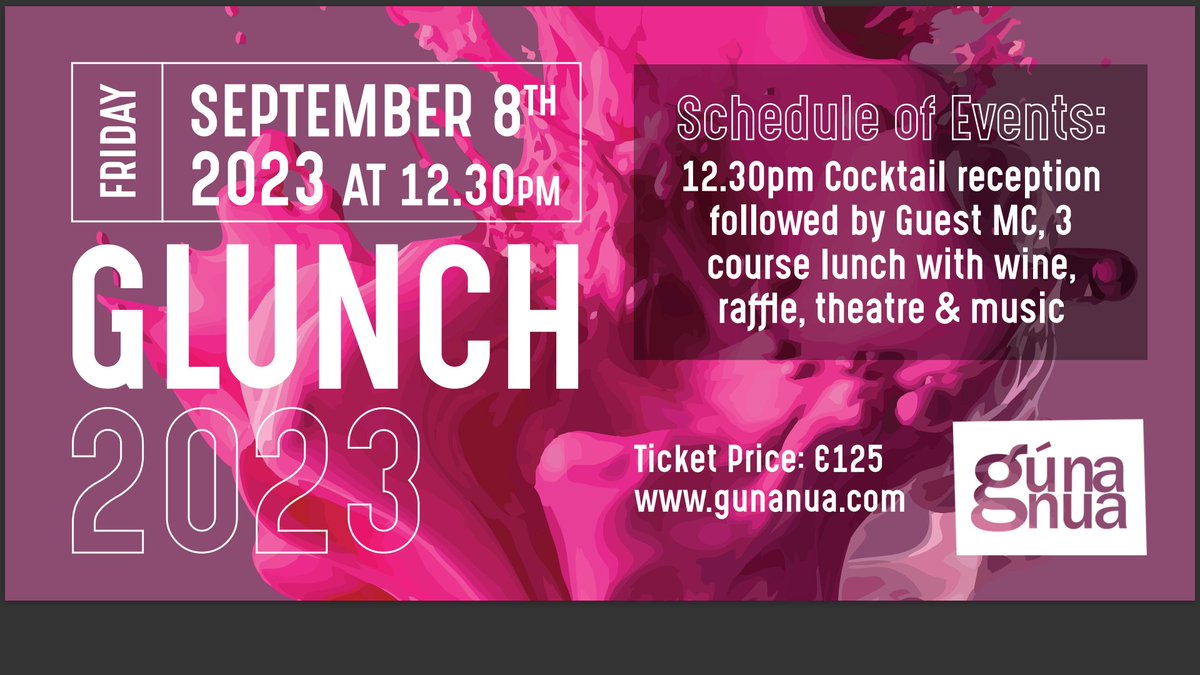 GunaNuaTheatre's tweet image. In July 1998 our first production #FourStoreys opened @projectarts. In August 2023 we will open our 30th production #MagicPlay @BewleysCTheatre. Celebrate an amazing 25 years and support our work at our fundraising 'Glunch' on the 8th of September @TheWestinDublin