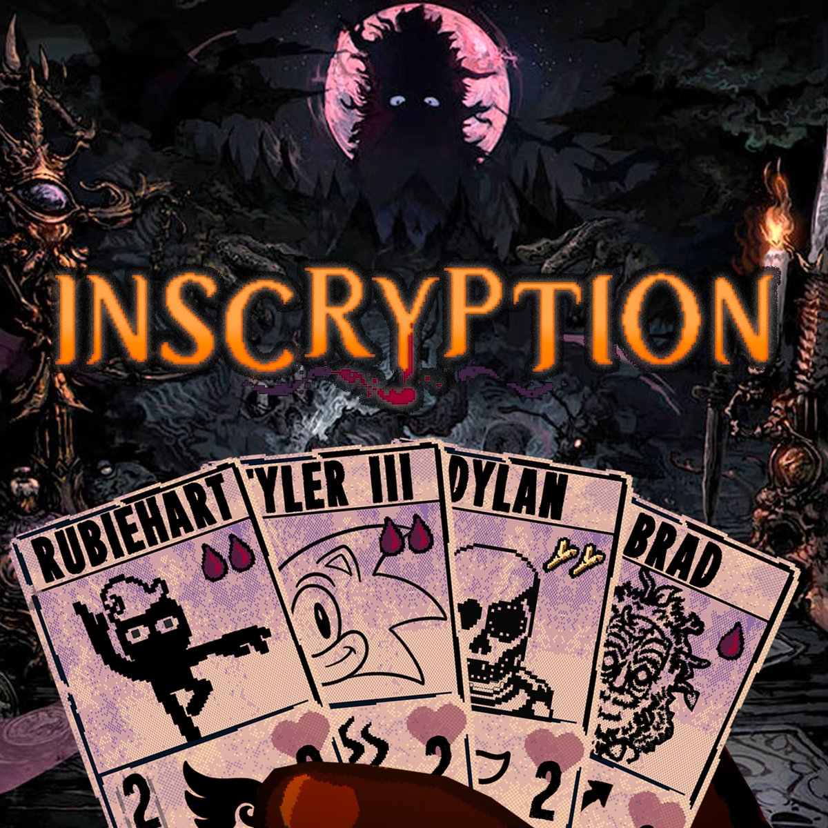 HOTDogcast's tweet image. Raw Dogs 89 - Inscryption
Now Available on All Podcast Apps!

The Raw Dogs are joined by the 4th Scrybe, the wonderful @RUBIEHARTGaming  to discuss this very straight forward video game!  

The game continues in a cabin where you begin sacrificing squirrels.

@DMullinsGames