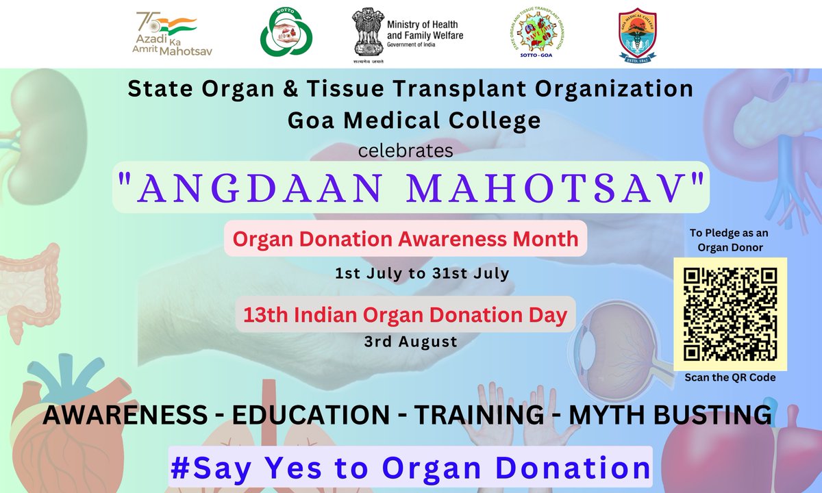 'ANGDAAN MAHOTSAV'
CME on 'Brain Death- Concept & Certification' ... 📷
#braindeath #organdonationawareness #sayyestoorgandonation  @NottoIndia  @Rotto_Mumbai