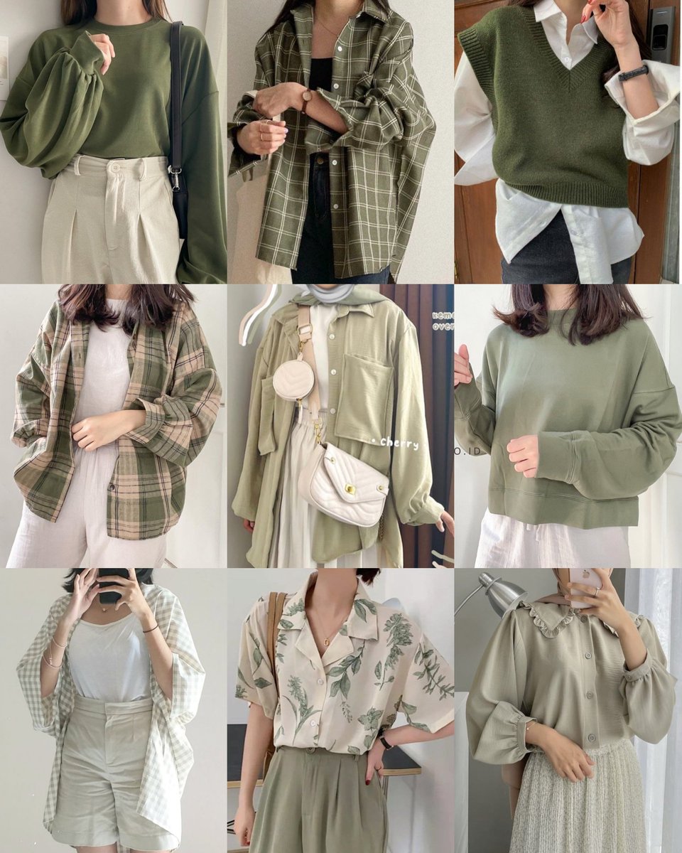 ShopeeCuties's tweet photo. Sage green casual outfit ngampus, hangout

– a thread – https://t.co/JlyNX50h3C