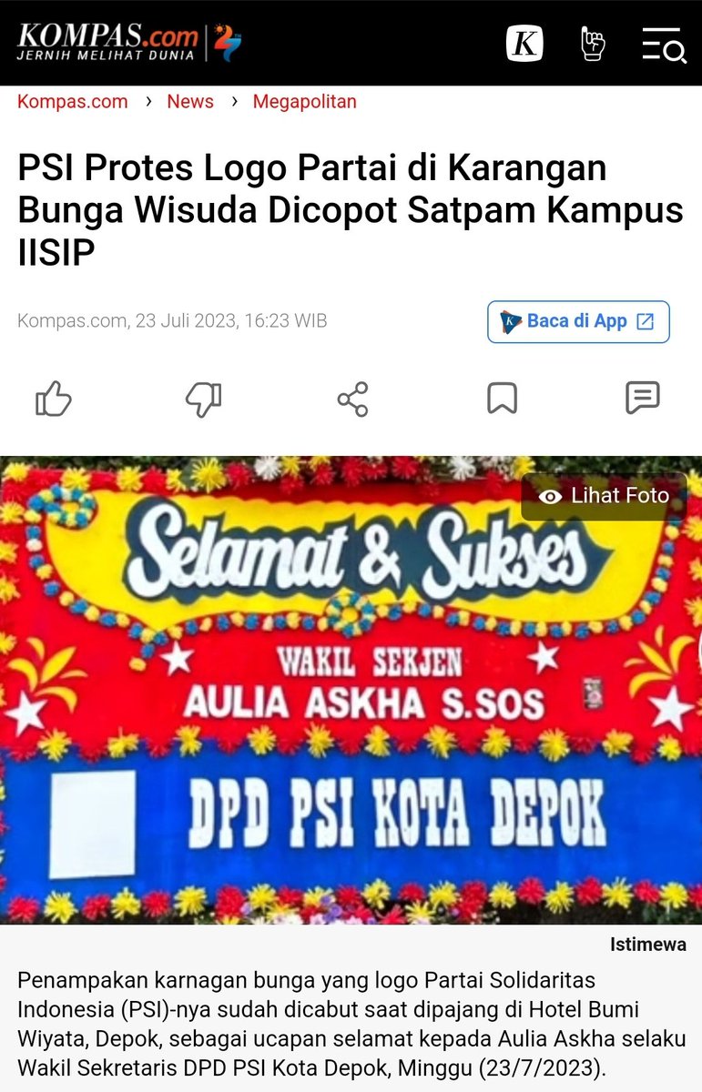 Lihat patung takut, liat pohon cemara takut, liat lambang ambulance takut, eh sekarang liat logo <a href="/psi_id/">DPP PSI</a> juga takut. 

Jadi orang kok penakut. 🤭🤭