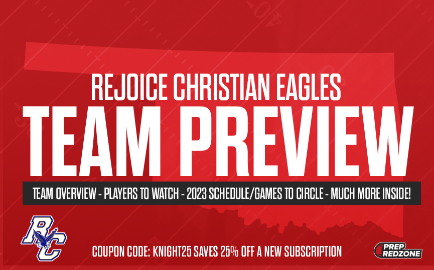 PrepRedzoneOK's tweet photo. TEAM PREVIEW: After An Abrupt Playoff Exit, @Rejoice_Eagles Is Hungry To Make A Deep Run In Class 2A This Season.
- Team Overview
- Players To Watch
- Games To Circle
- Much More! 
#OKPreps 
https://t.co/0gpzpcx3qm https://t.co/f7QUSPGoKg