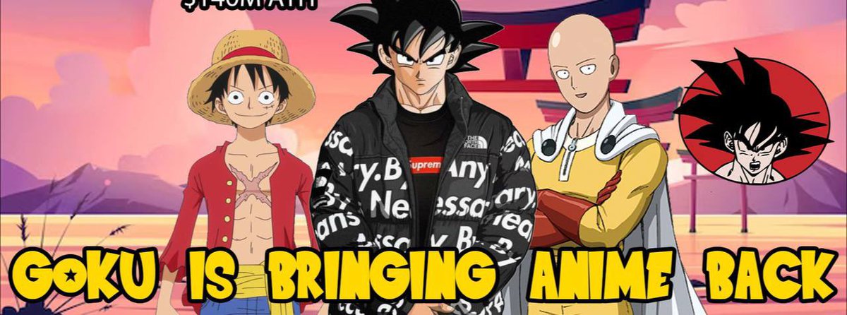 GokuCoinERC's tweet photo. Saiyans, 

You saw the power of $LUFFY and #Saitama

$GOKU is bringing #Anime back 💥

Wen Super Saiyan God? Soon. https://t.co/QXs4WBmE8p