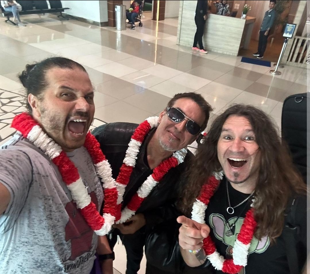 Yes <a href="/TheRealPhilX/">Phil X</a> <a href="/jeffscottsoto/">Jeff Scott Soto</a> &amp; Derek Already at Jakarta,Indonesia.Can't wait 12nd August at GBK Stadium..