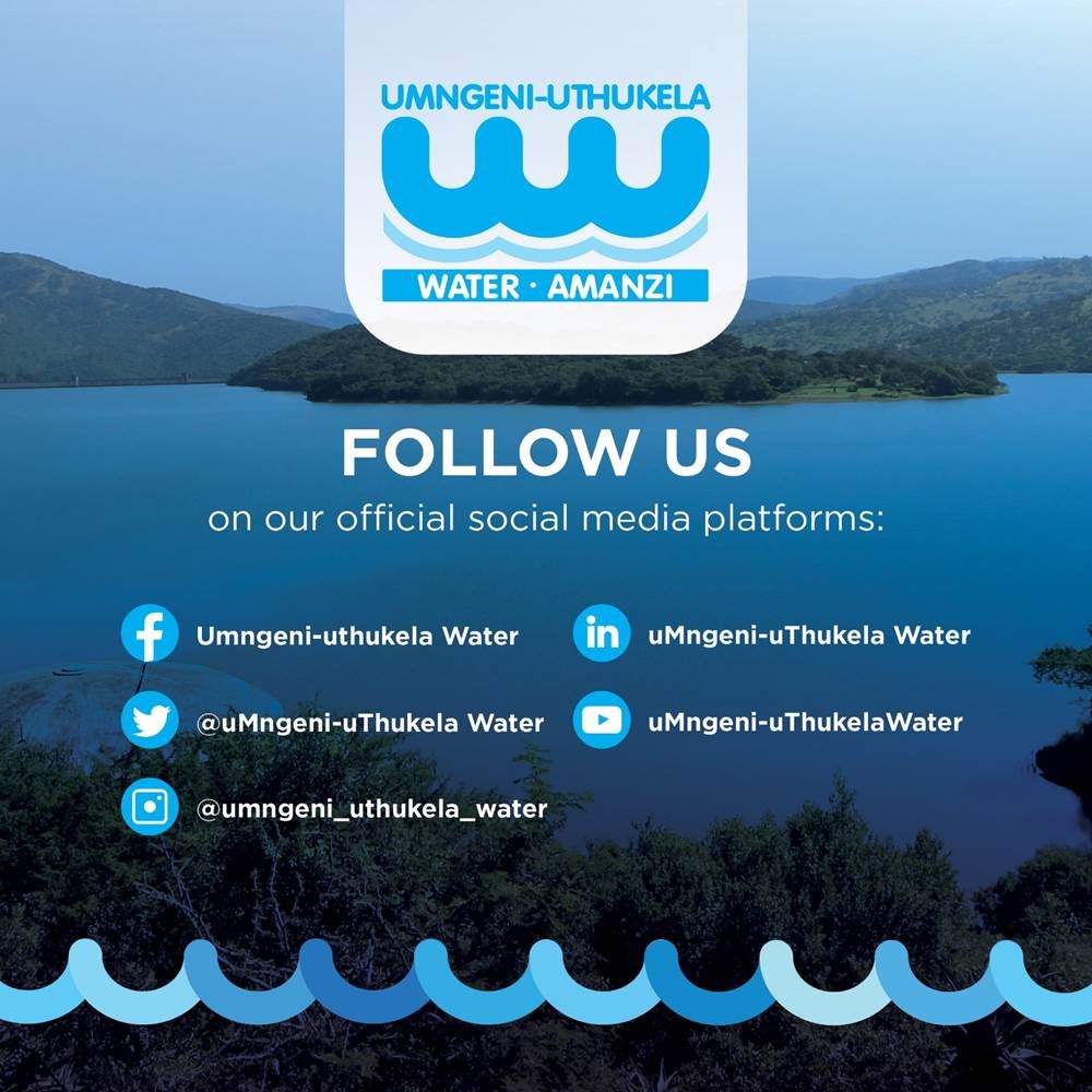 This page will be deactivated on the 1st of August 2023. Follow our new social media pages on the handles below: Facebook: Umngeni-uthukela Water Twitter: uMngeni-uThukela Water Instagram: umngeni_uthukela_water LinkedIn: uMngeni-uThukela Water YouTube: @uMngeni-uThukelaWater