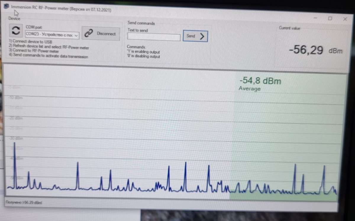 giammaiot2's tweet photo. ImmersionRC_RF-Power_Meter_Data_Viewer by drfailov
https://t.co/p4X3uc7Qjo
Immersion RC RF-Power Meter V1 (Frequency Range: 1MHz through 8GHz, calibrated to common bands used for FPV/UAV) data viewer. ImmersionRC RF Power meter software.
#PowerMeter #RFMeter #WattMeter
#Drone https://t.co/Xcbm3Yx633
