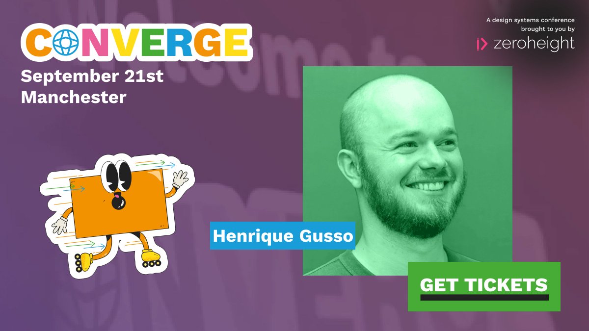 Did you know? The wonderful @Gusso is one of the people speaking at #ConvergeUK this September! 

Grab tickets 🚀 bit.ly/3D6BvdB