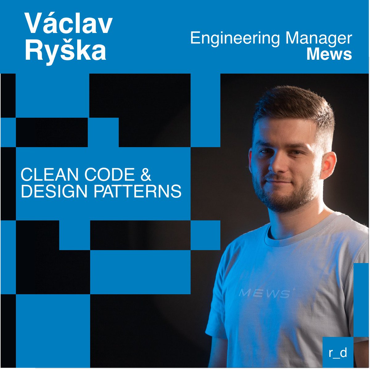 robotdreams_cz's tweet image. 👉 Jak správně používat clean code a design patterns? Ptáme se experta Václav Ryška!
🤖 Václav Ryška má zkušenosti z mnoha oblastí softwarového vývoje. Od roku 2021 působí jako Engineering Manager a teamleader ve společnosti Mews. 🚀
Rozhovor najdeš zde: buff.ly/3rIA4PO