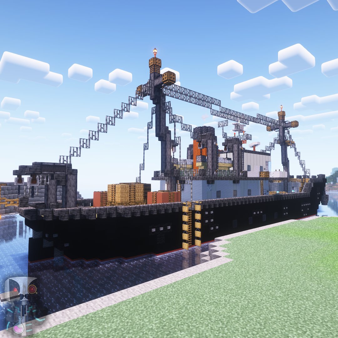 SirDerpol's tweet photo. My starter base for Randomcraft season 3 is this Dieselpunk Cargo ship.
https://t.co/7q6W78qkFz
#Minecraft #Randomcraft #Dieselpunk https://t.co/hKPDJZMVDX