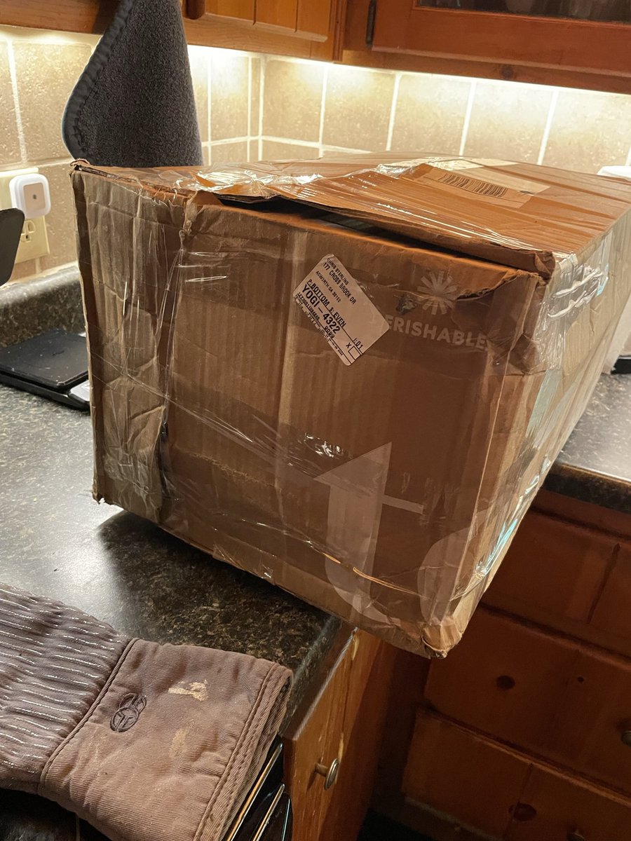 cwsterling's tweet photo. @tovalafood I like the service, but stuff like this box basically falling apart (that happens every week) and this tortilla that happens occasionally are making me reconsider https://t.co/RkpVJbveMs