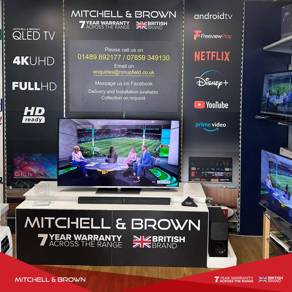 mitchellbrowntv's tweet image. 📺 Ron Upfield has just installed their new Mitchell and Brown wall! They are a local stockist of our Mitchell and Brown TVs in Waltham!
.
👀 Check out Mitchell &amp;amp; Brown TVs in-store today!
.
#MitchellAndBrown #UKHighStreet #LocalRetailer #ElectricalRetailer #ShopLocal