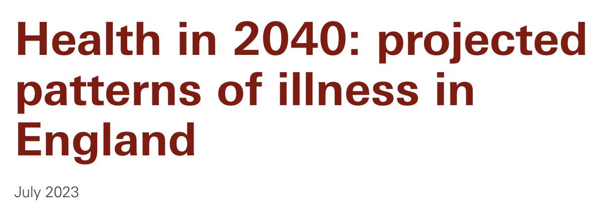 Health in 2040: projected patterns of illness in England - in a nutshell: if we don't plan a health and care system fit for older people with frailty, we plan to fail. health.org.uk/publications/h… <a href="/HealthFdn/">The Health Foundation</a>