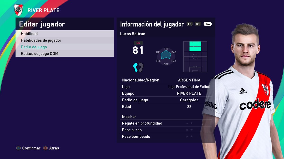 juanmdenize's tweet image. Pantallazo de como vienen las faces (copia base) para el #OptionFile general de la temporada 23/24 para #PES2021