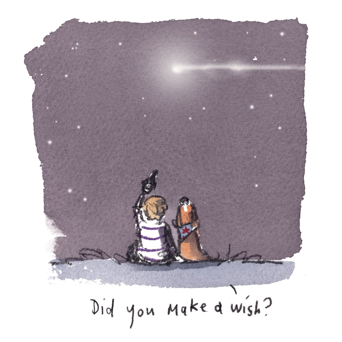 iaindwelch's tweet image. I hope that you are having a really lovely day so far, lovely people and lovely dogs. 
These two are making a wish or two. 
I'm wishing you the very best for the rest of your day. 
#hoorayfordogs #shootingstar #wishes