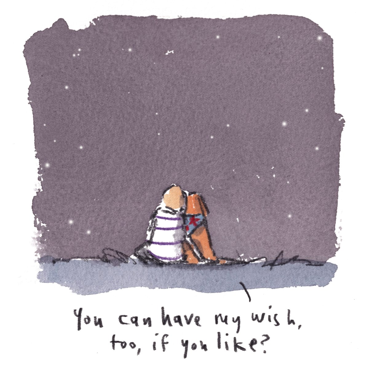 iaindwelch's tweet image. I hope that you are having a really lovely day so far, lovely people and lovely dogs. 
These two are making a wish or two. 
I'm wishing you the very best for the rest of your day. 
#hoorayfordogs #shootingstar #wishes