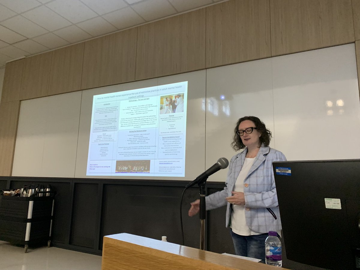 Abertay Mental Health (@mhnabertay) on Twitter photo A great morning so far at our research symposium! Projects around widening participation, gratitude in MHN, supporting student nurse wellbeing and restrictive practice in MHN <a href="/leah_hosie/">Leah Hosie</a> <a href="/BowieMh/">Debs</a> @_judekelly #AcademicTwitter <a href="/AbertayUni/">Abertay University</a> A great morning so far at our research symposium! Projects around widening participation, gratitude in MHN, supporting student nurse wellbeing and restrictive practice in MHN <a href="/leah_hosie/">Leah Hosie</a> <a href="/BowieMh/">Debs</a> @_judekelly #AcademicTwitter <a href="/AbertayUni/">Abertay University</a>
