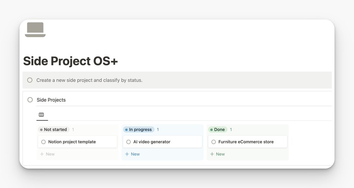 notesbyhugh's tweet image. Side Project OS+ update coming soon