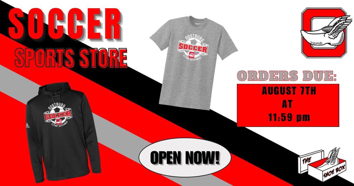 ❤️⚽️ Our #BoostTheOost soccer sports store is open! It closes on August 7th at 11:59 pm. 👍
oostburgsoccer23.itemorder.com

#BoostTheOost