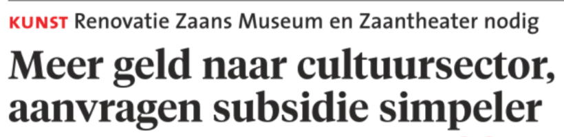 Door de #inflatie rijzen de kosten de pan uit.
 #Zaanstad heeft geen cent te makken, maar  . . . . . .