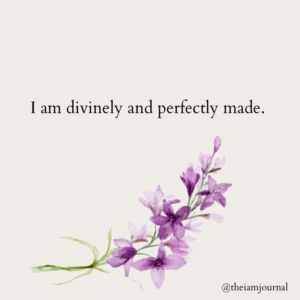 CTaylorRealtor's tweet photo. I am divinely and perfectly made.

I am made from His divine love and light.

This love and light is always within me.

I am loved and cherished because of who made me... https://t.co/MoToR7jauU