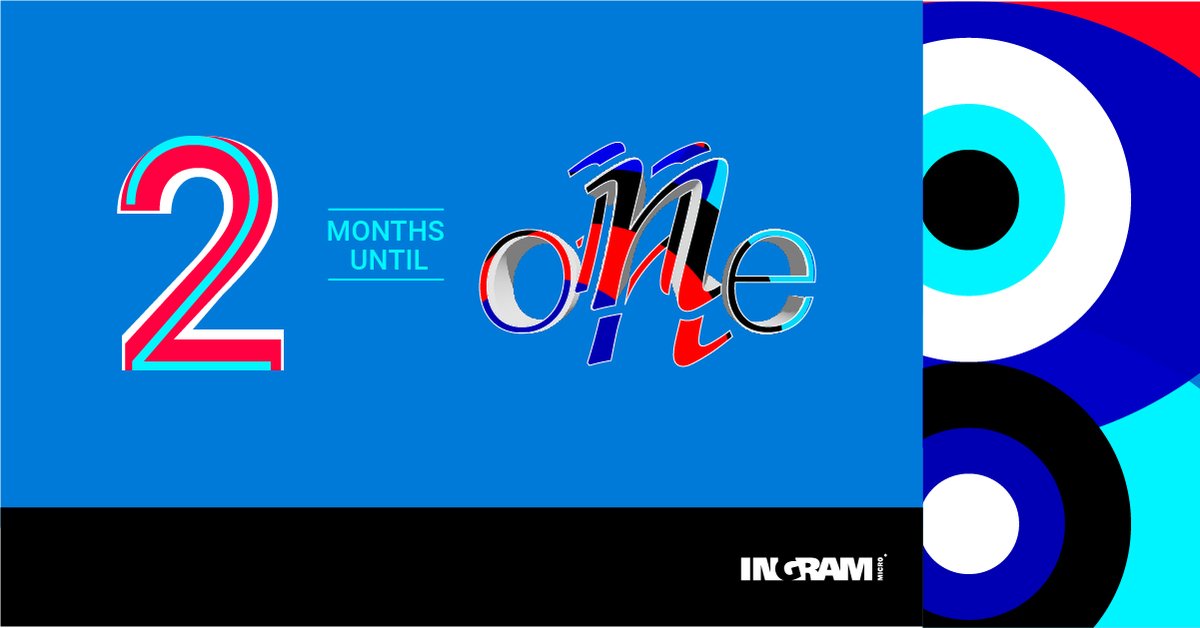 Only two months left until #ONE2023 📅 
 
Haven’t registered yet? It's not too late! 
 
Secure your spot for #IngramMicroONE by registering here: bit.ly/44pv1SB
