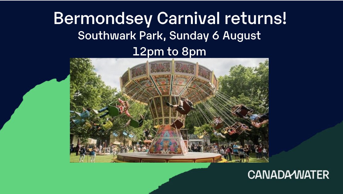 🎉 Mark your calendars as the historic Bermondsey Carnival is back this summer! 🎊 🥳🎪
After a year of waiting, the music, food, and workshops return to Southwark Park on Sunday 6 August, from 12pm to 8pm.  
#BermondseyCarnival #SummerFestival #CommunityEvent