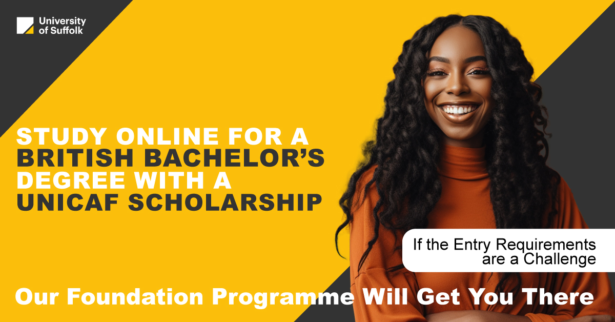 Take a foundation year to pass the entry requirements and study online for an internationally recognised Bachelor's degree from the University of Suffolk! 👉study.unicaf.org/47hbq9F . . . #Unicaf #UniversityofSuffolk #foundationprogramme