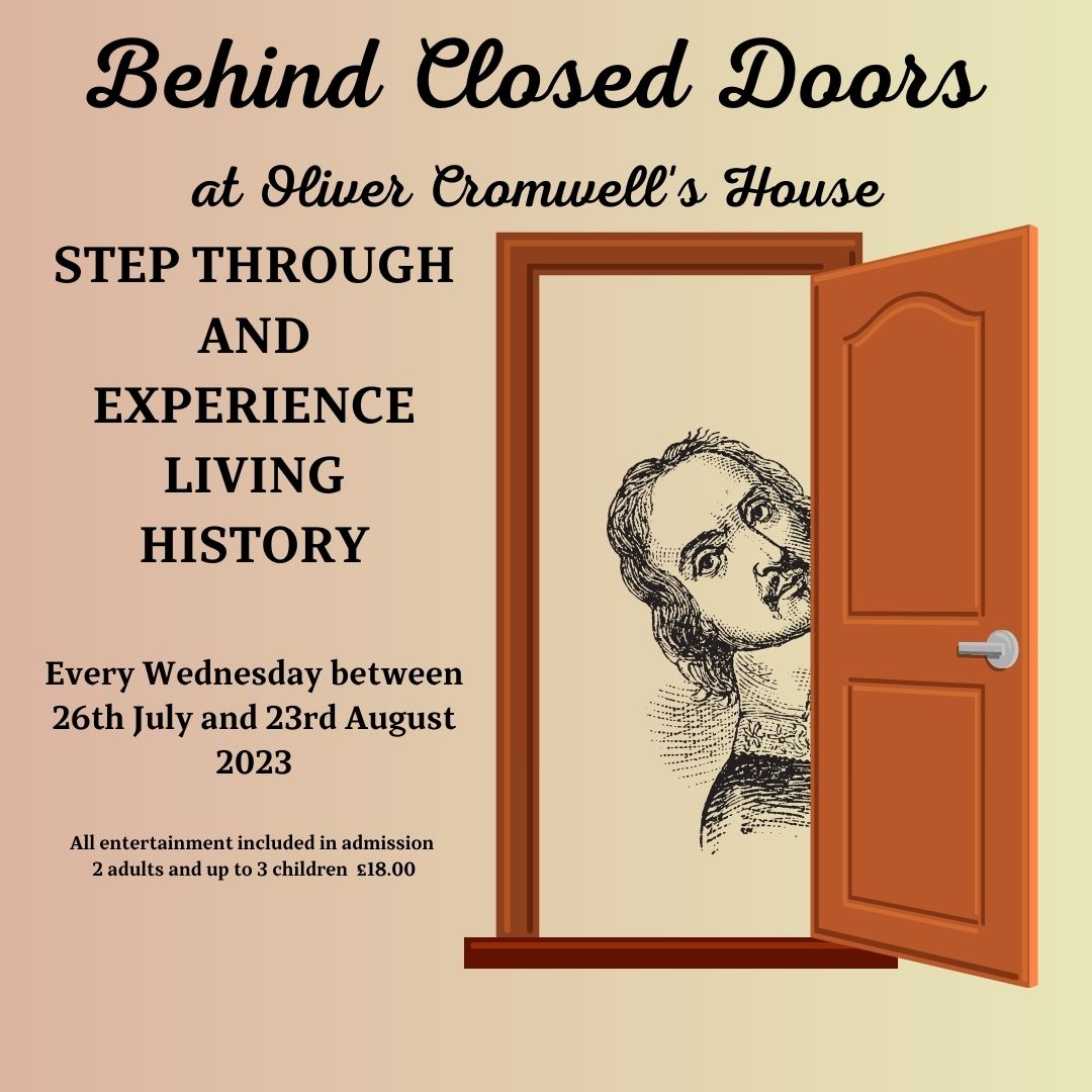visitely's tweet photo. 'Behind Closed Doors' starts tomorrow!
You will truly experience a 'step back in time' and get a glimpse of what life was life was like here for the Cromwell Family.
Who will you spot in the house?
No booking necessary. Last admission is 4.15pm
#summer2023 #schoolisoutforsummer https://t.co/z9Kri2G6Wt