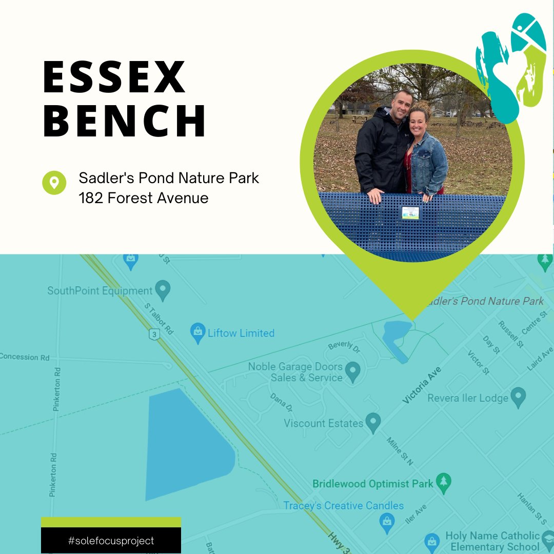CMHAWECB's tweet photo. Have you seen these blue benches in your neighbourhood? π
Here's where you can find 4 of our #solefocusproject Friendship Benches! Scan the QR code on the bench to be directed to the CMHA-WECB website & connect to community resources.
#yqg #windsoressex #cmhawecb #mentalhealth https://t.co/vZS88OfqCV