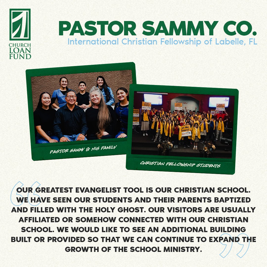 UPCLF's tweet image. Church Spotlight - After partnering with Church Loan Fund, International Christian Fellowship of Labelle has been able to connect with individuals through their school and have seen many students and parents be baptized and filled with the Holy Ghost! 

#UPCLF #UPCI #Stewardship