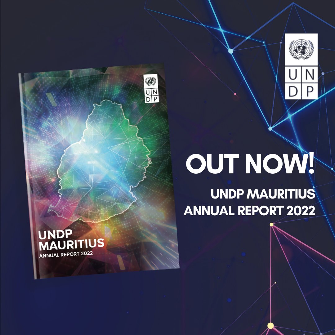 📢 Out now: UNDP Mauritius Annual Report 2022! Find out how @UNDP 🇲🇺 delivered on 📈 economic recovery 🌐 digital transformation ♀️ gender equality & women empowerment 🌱 climate action and RE energy initiatiatives Full report: undp.org/mauritius-seyc…