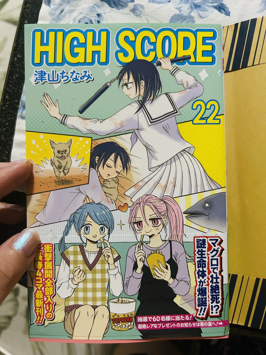 @c_tsuyama
長年追ってるHIGH SCORE新刊、早速買ってきました!!初手からクラリスのパンチ強いし、常磐津の初恋やとも姉クリスマスもほっこりしたので、やっぱり強い女が好き😂💓私も四コマの同人を描くので参考にさせて頂きます!これからも津山先生を応援してます.*・゜(*º∀º*).゜・*.