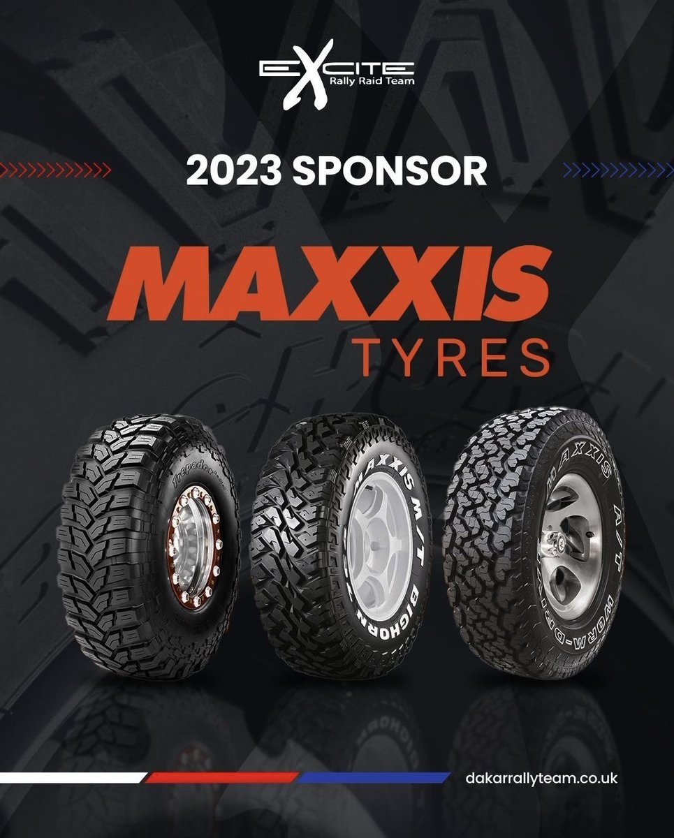ExciteDakarGB's tweet photo. In the midst of show season we continue to be thankful that we are running on the most reliable tyres. @maxxis_tyres really do give us the reliability we need even on the toughest terrain.
.
#offroad #wormdrive #rallyraid #partnerships #trustedbrands #maxxistyres https://t.co/LgdfloTrOg