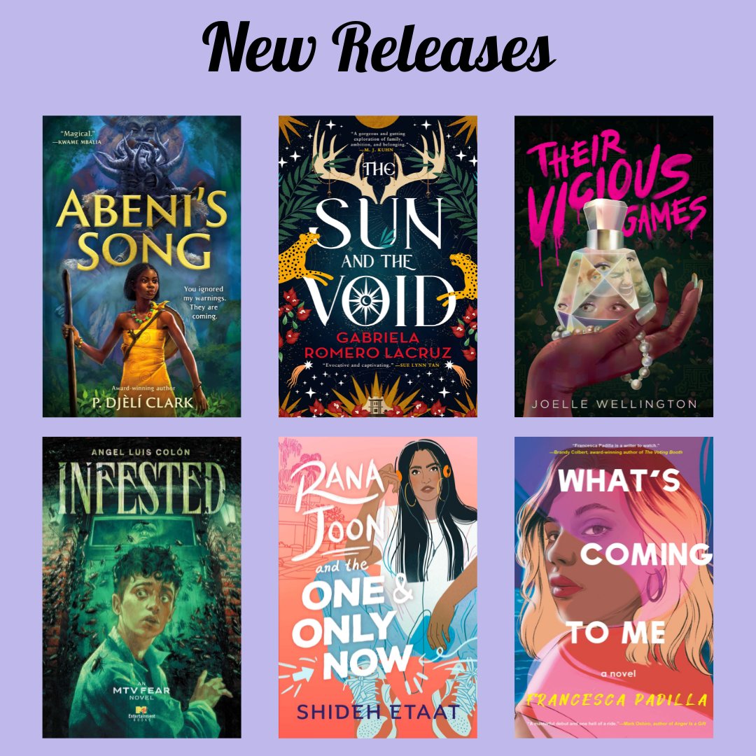Happy book birthday to this week's new releases! 📚