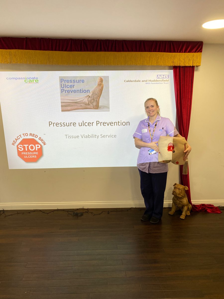 Jam packed afternoon training at one of our local care homes. #chft #pressureulcerprevention #alwayssupporting