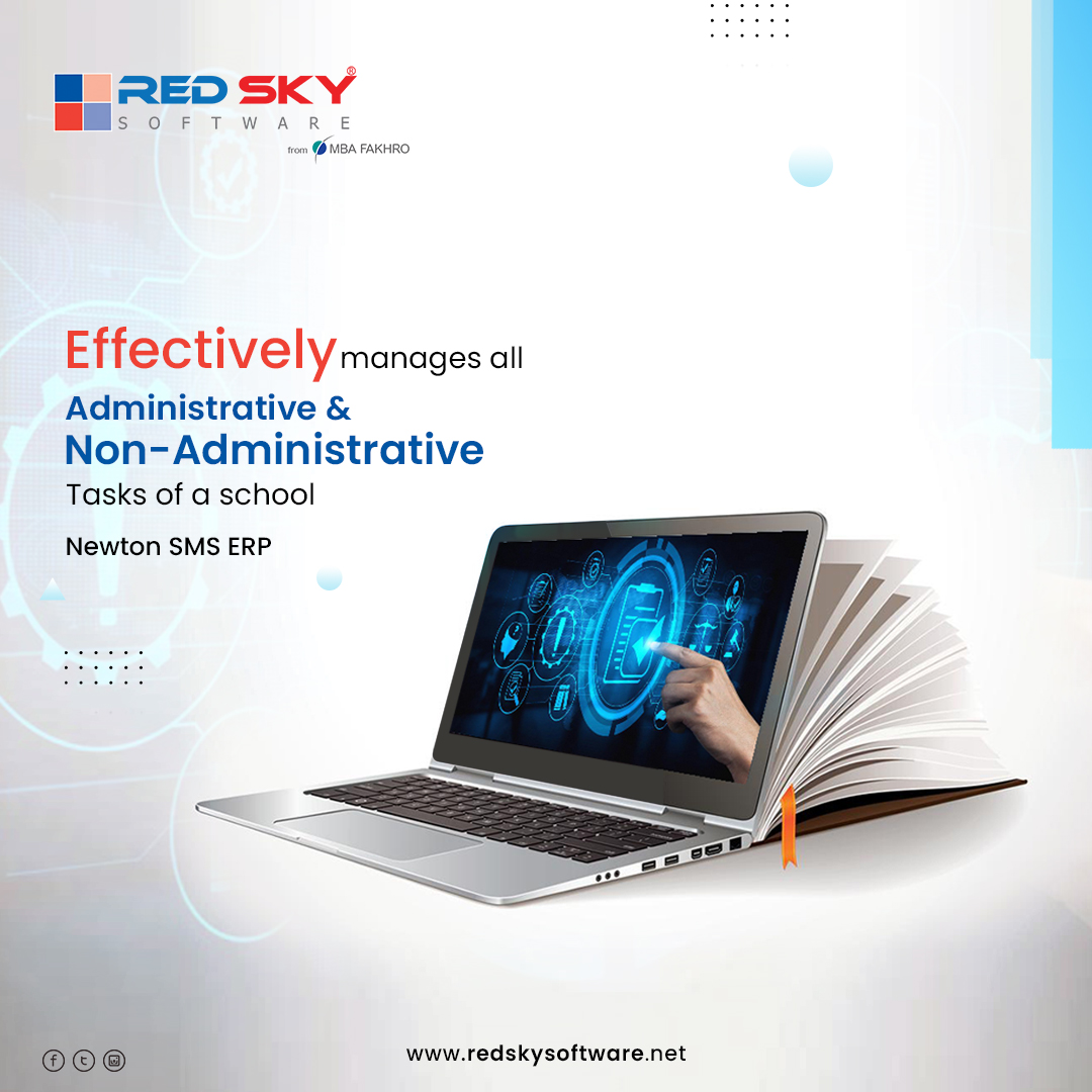 RedSky_Software's tweet image. The Newton SMS School ERP system effectively manages all tasks, such as monitoring daily activities, student admission, and student examinations etc.

🌐 redskysoftware.net/school-erp-pro…

#erp #erpsoftwareinbahrain #erpsoftware #erpschoolsoftware #schoolerp #schoolerpsoftware  #school